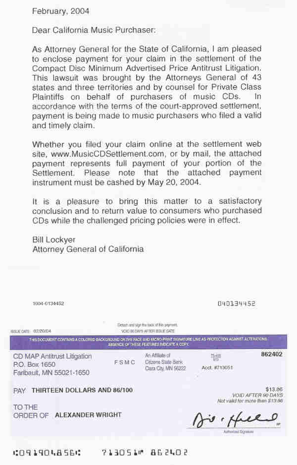 RIAA settlement