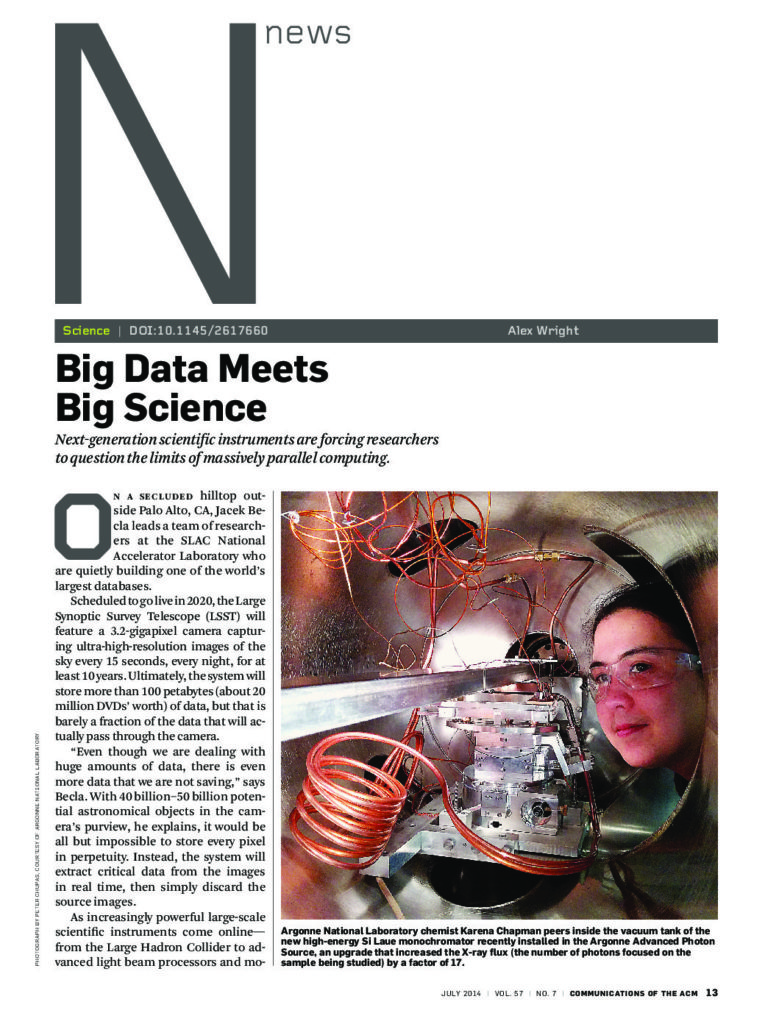 Big Data Meets Big Science
